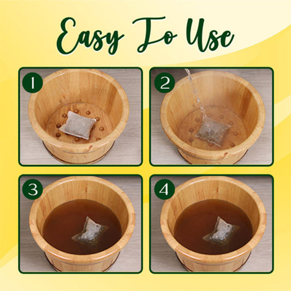 Relax Foot Care Ginger Foot Soak Pack